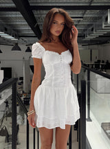 Bluegrove Mini Dress White