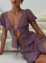 Wilhelmina Blouse Top Mauve