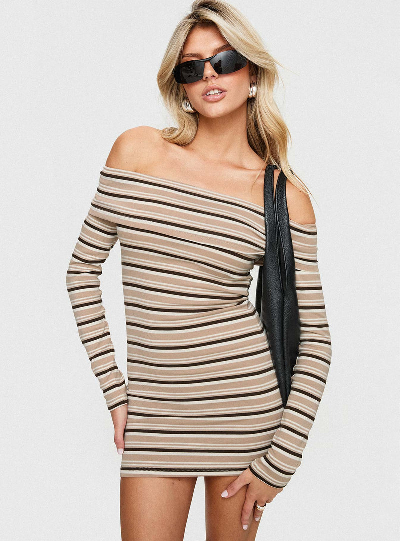 Anouk Long Sleeve Mini Dress Multi