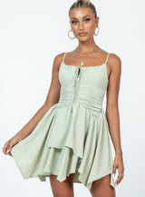 Barrett Mini Dress Green