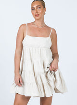 Kayda Mini Dress Beige