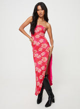 Beachy Baby Floral Maxi Dress Pink