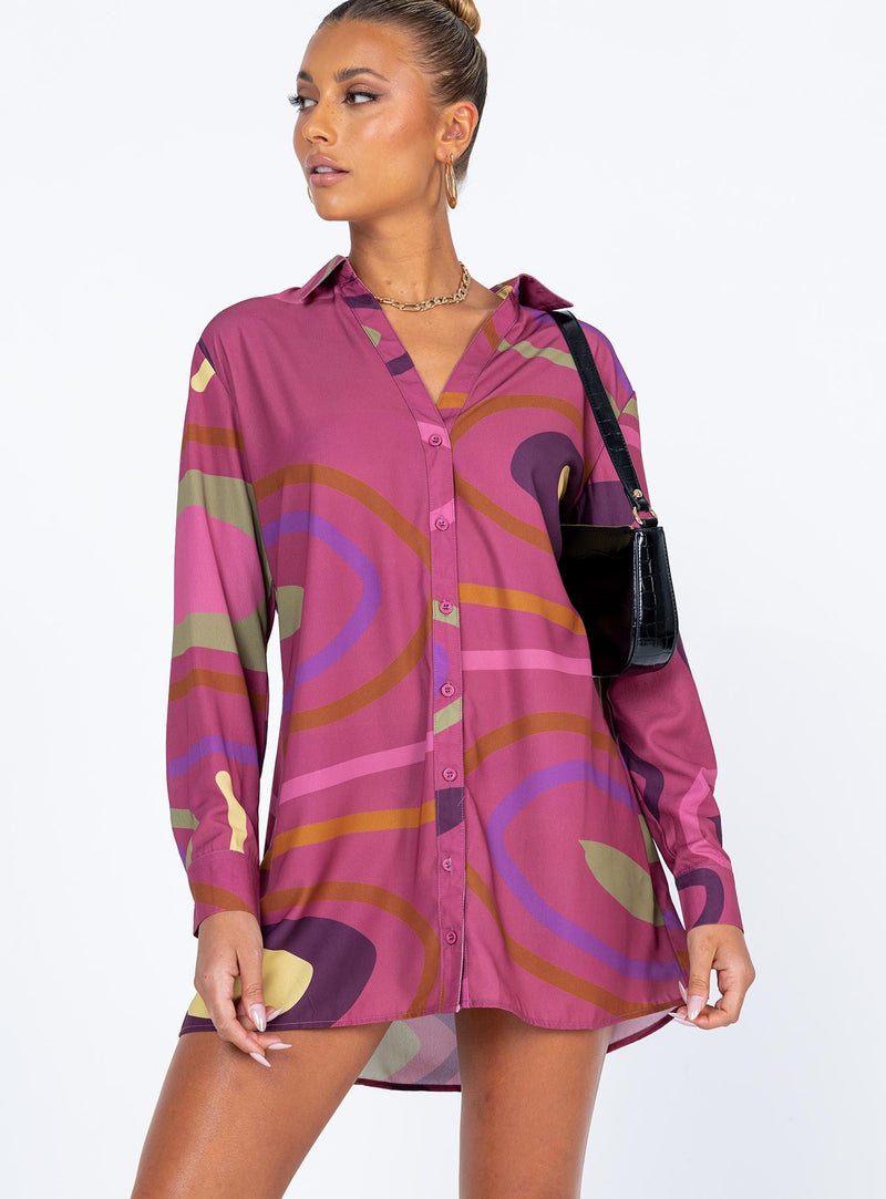 Lachlan Mini Dress Purple