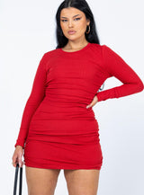 Ayden Mini Dress Red