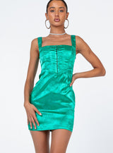 Rora Mini Dress Green
