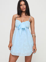 Granno Mini Dress Light Blue Petite