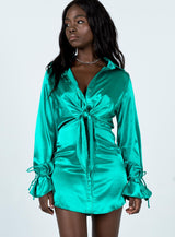Liberty Mini Dress Green