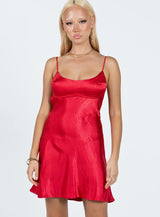 Ally Mini Dress Red
