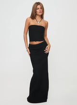 Just Like That Maxi Skirt Black