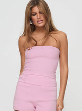 Huckle Tube Top Pink
