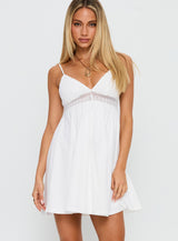 Bodee Mini Dress White