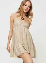 Barkley Mini Dress Beige