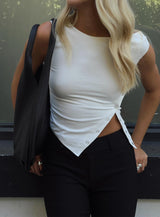 Karre Off The Shoulder Top White