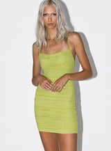 Dottie Mini Dress Sage