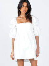 Noha Mini Dress White
