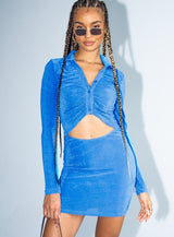 Valerie Mini Dress Blue