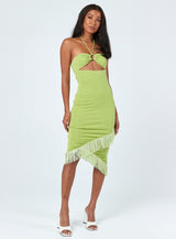 Tropicana Midi Dress Green