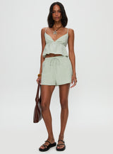 Lille Set Green Gingham