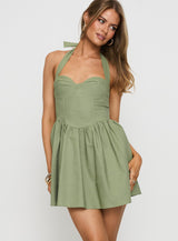 Lyle Mini Dress Sage