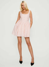 Bridgitte Corset Mini Dress Floral