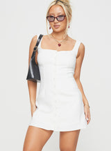 Zamie Mini Dress White