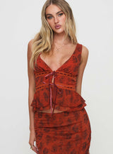 Nikolise Top Red