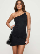 Toomba Lace Mini Dress Black