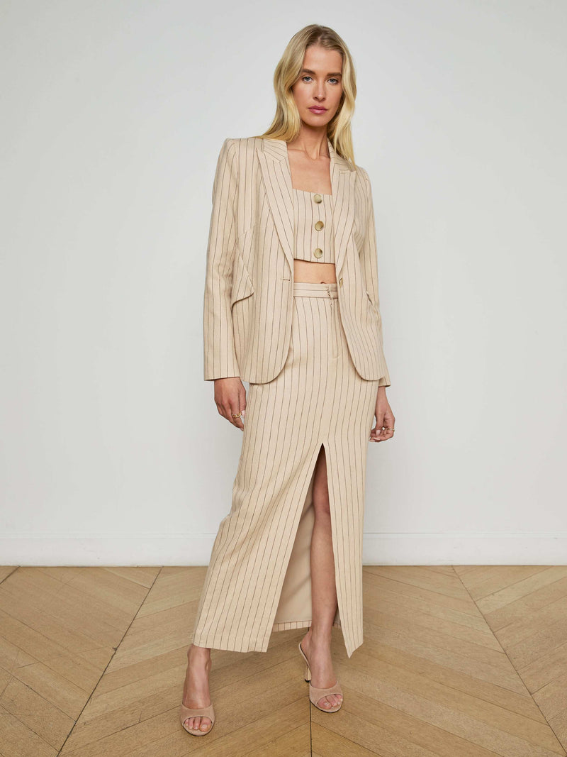 Chamberlain Pinstriped Blazer