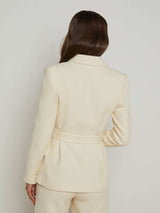 Jordana Tweed Wrap Blazer
