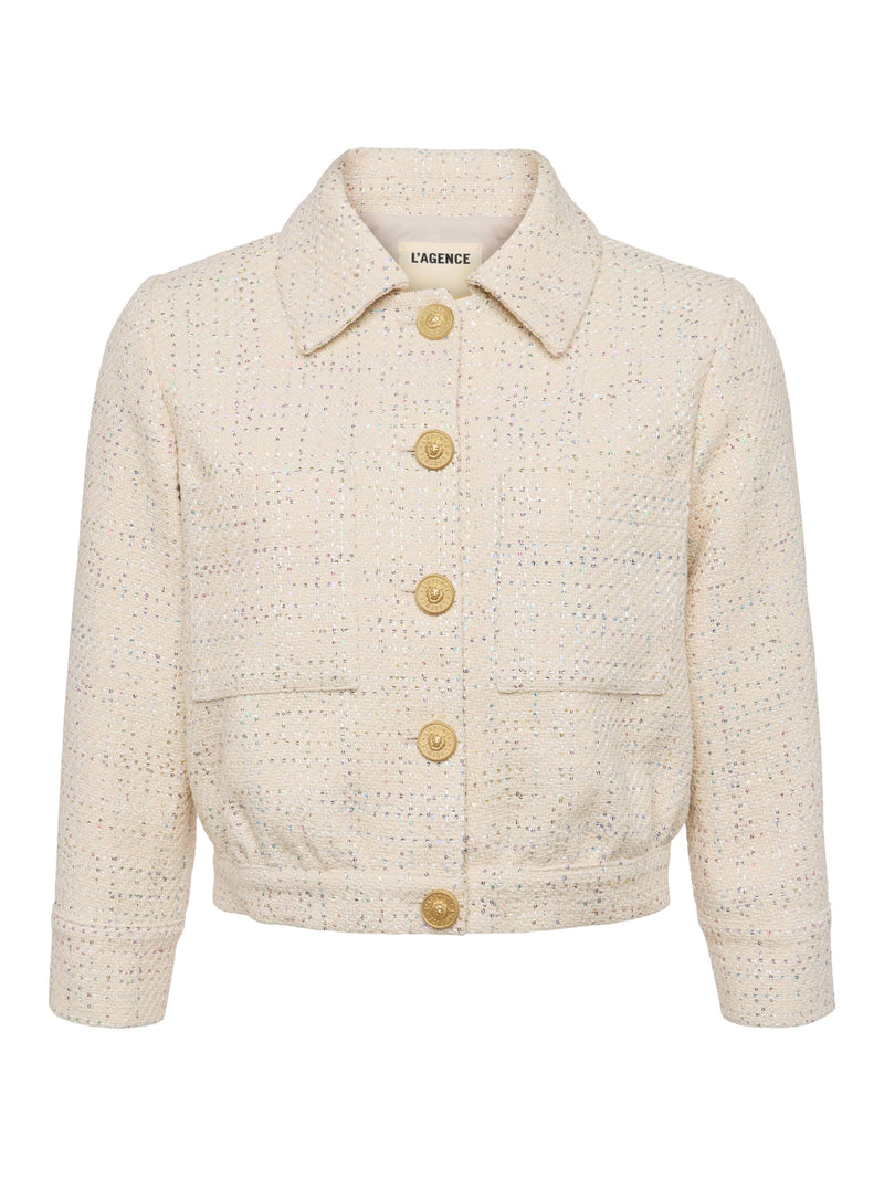 Jia Sequined Tweed Jacket