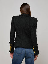 Kaisley Frayed Trim Blazer