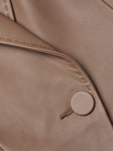 Vashti Fringed Leather Blazer