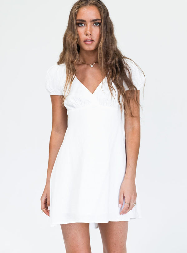 Smith Mini Dress White