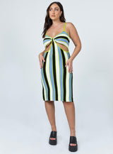 Parker Mini Dress Multi Stripe