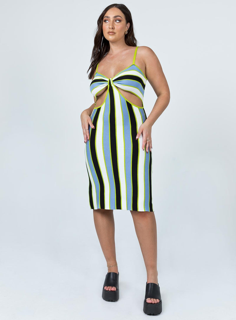 Parker Mini Dress Multi Stripe