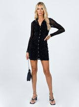 Friday Fever Mini Dress Black
