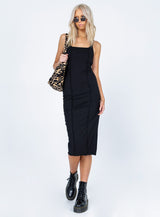 Alya Midi Dress Black