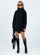 Theese Sweater Dress Black