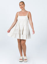 Kayda Mini Dress Beige