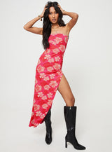 Beachy Baby Floral Maxi Dress Pink