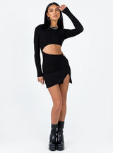 Thalia Mini Dress Black