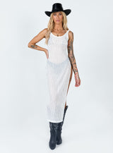 Jasmine Midi Dress White