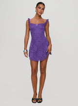 Beacall Mini Dress Purple