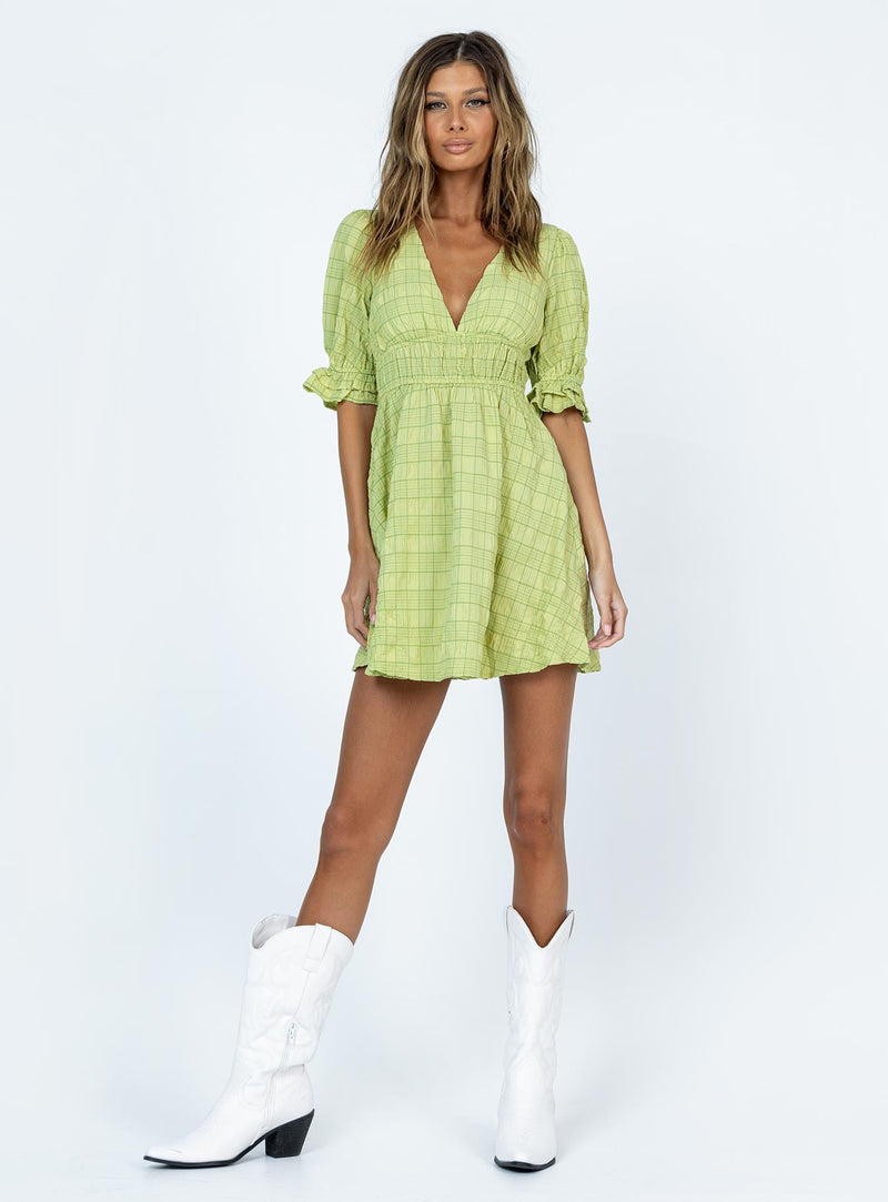 Chances Mini Dress Green