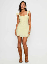 Sunbather Mini Dress Yellow