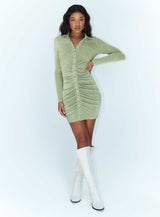 Power Of Love Mini Dress Green