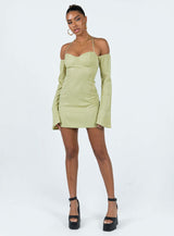 Tamarose Mini Dress Green