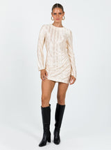 Venaya Mini Dress Champagne
