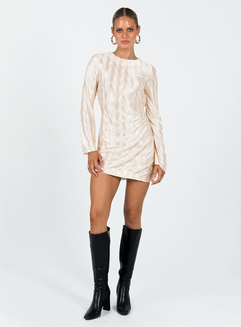 Venaya Mini Dress Champagne