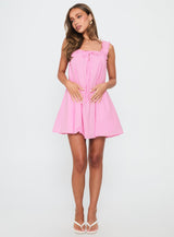 Swing Mini Dress Pink